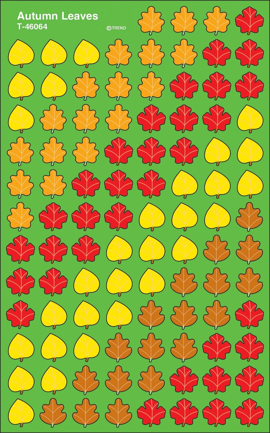 Autumn Leaves Supershapes Stickers, 800 Ct