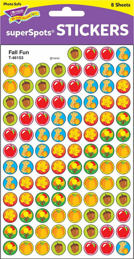 Fall Fun Superspots Stickers, 800 Ct