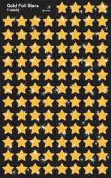 Gold Foil Stars Supershapes Stickers, 400 Ct