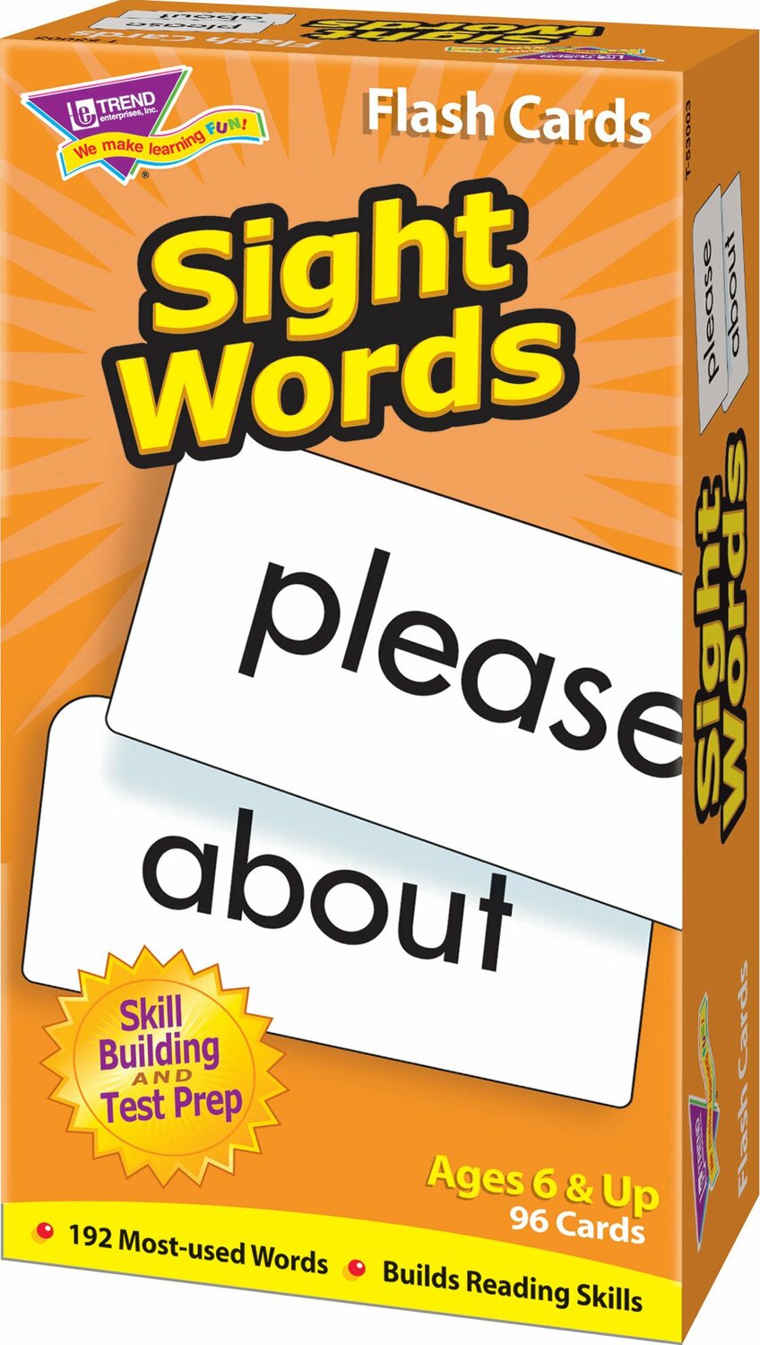 Sight Words Skill Drill Flash Cards