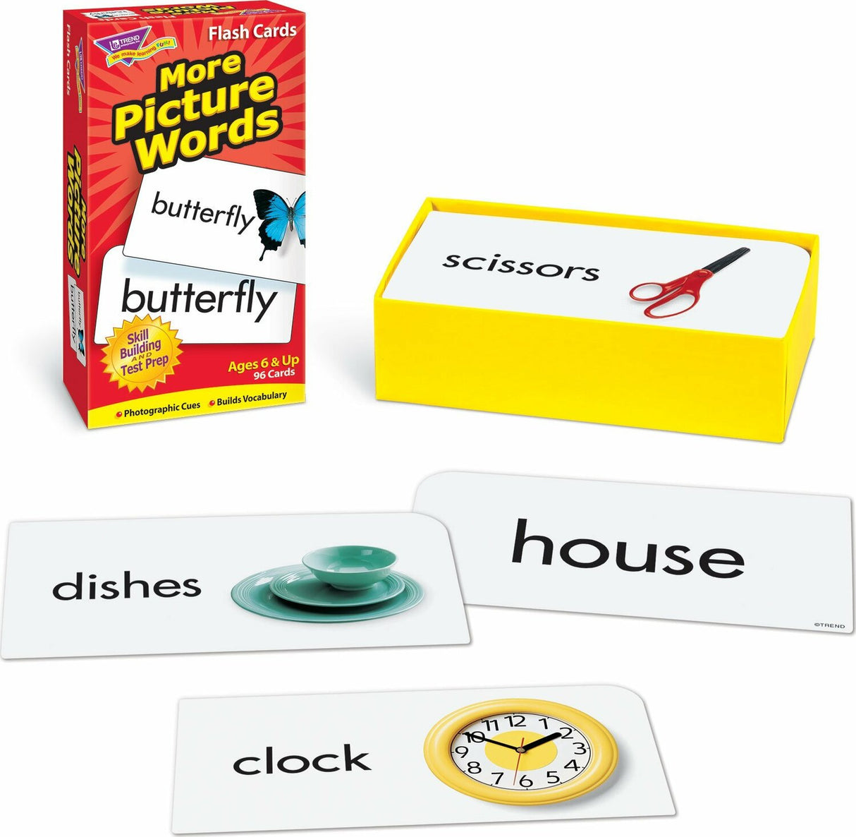 More Picture Words Skill Drill Flash Cards