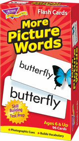 More Picture Words Skill Drill Flash Cards