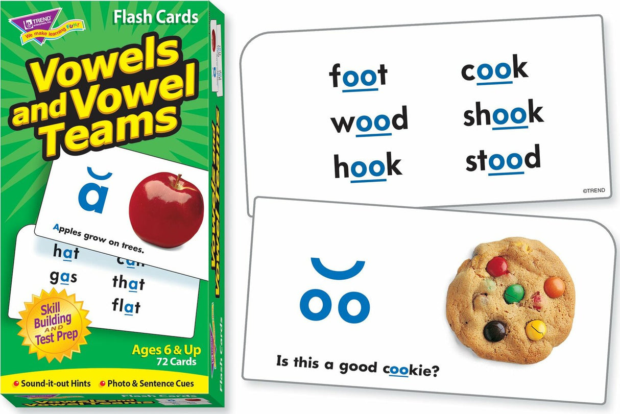 Vowels and Vowel Teams Skill Drill Flash Cards