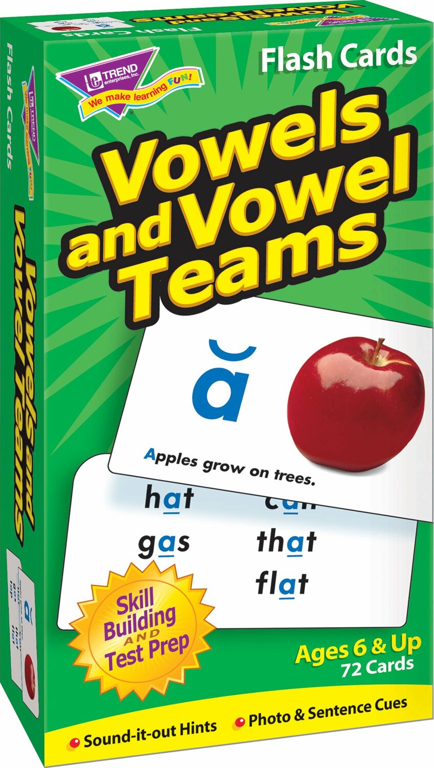 Vowels and Vowel Teams Skill Drill Flash Cards