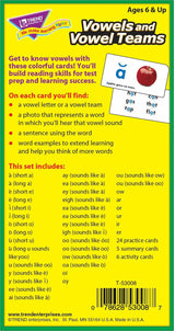 Vowels and Vowel Teams Skill Drill Flash Cards