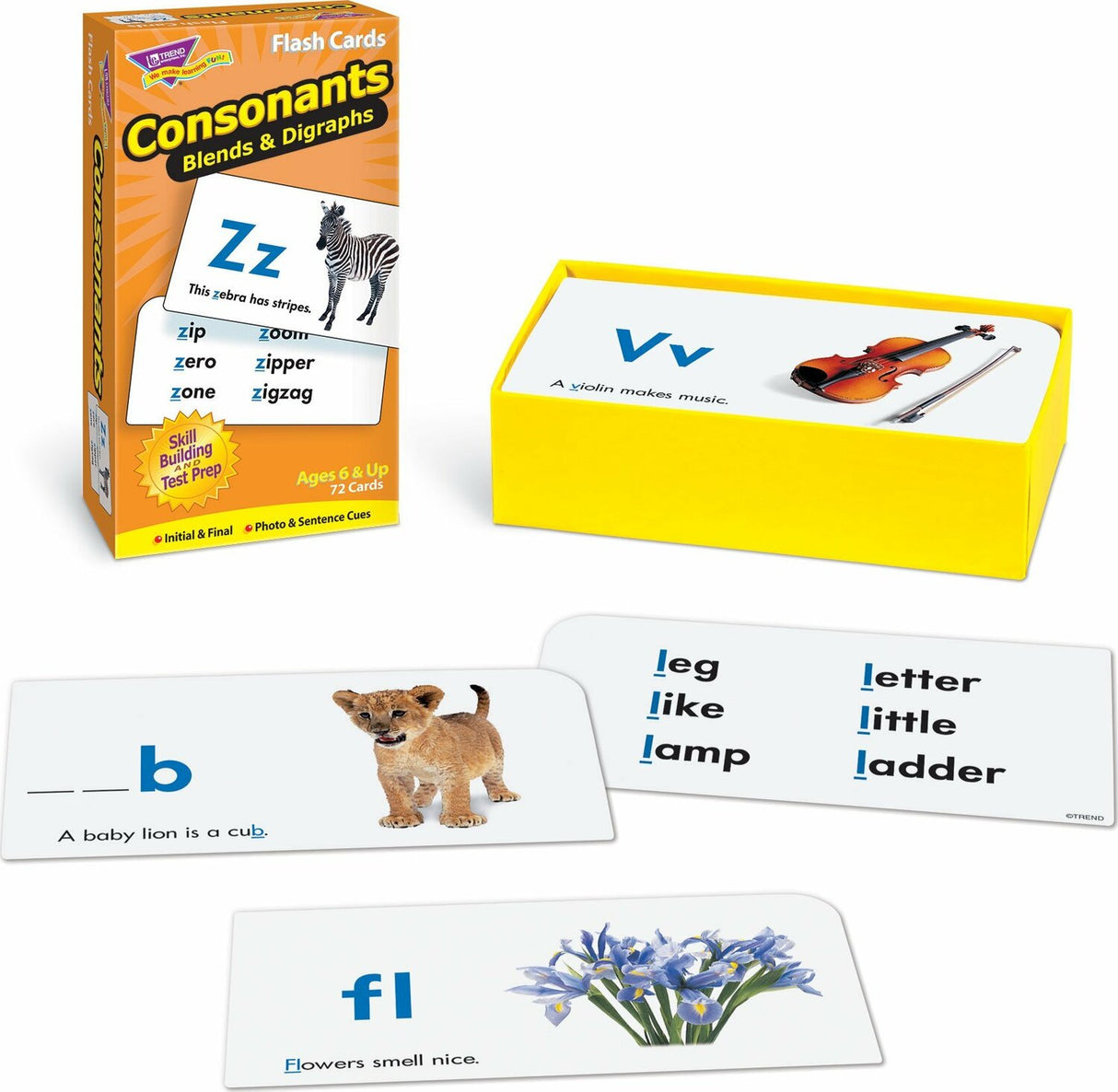 Consonants Skill Drill Flash Cards