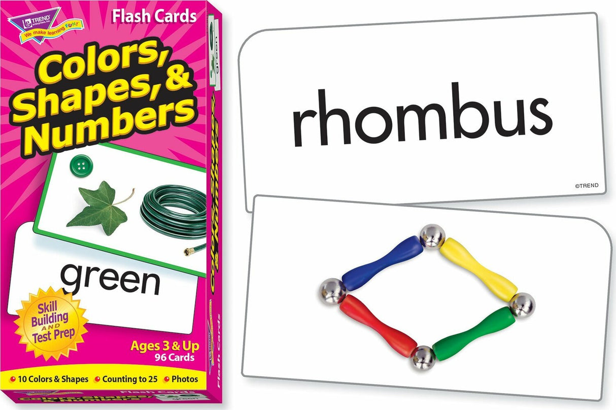 Colors, Shapes, & Numbers Skill Drill Flash Cards