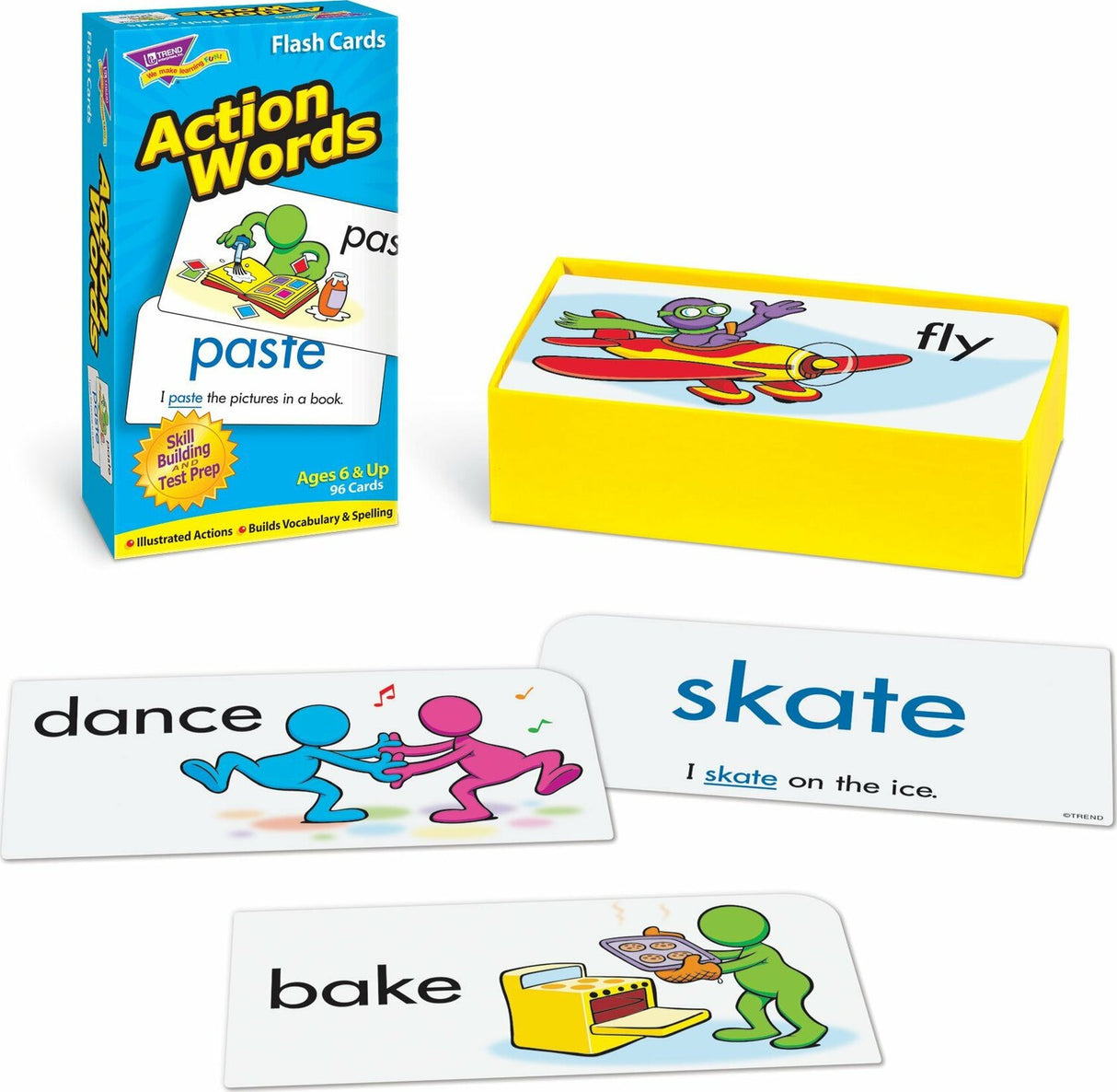 Action Words Skill Drill Flash Cards