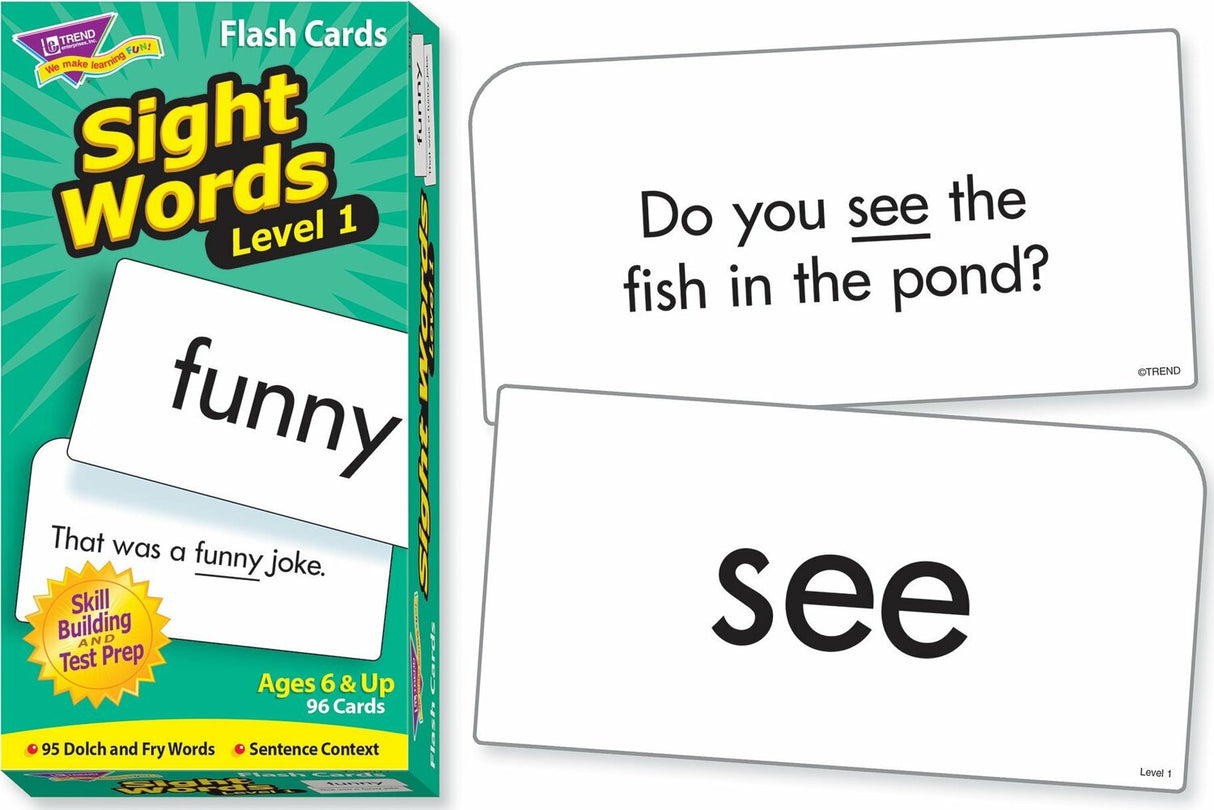 Sight Words-Level 1 Skill Drill Flash Cards