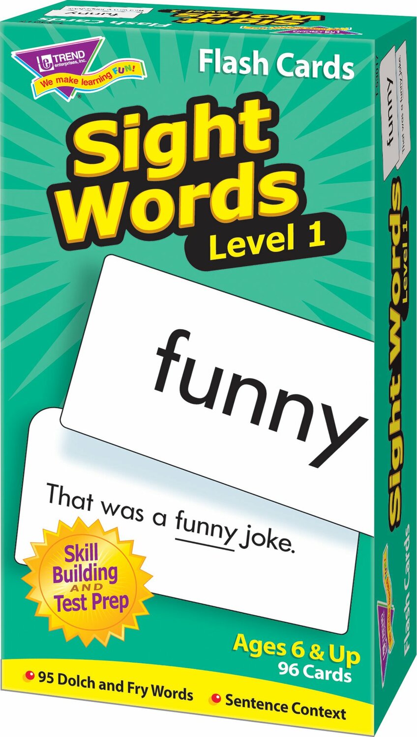 Sight Words-Level 1 Skill Drill Flash Cards