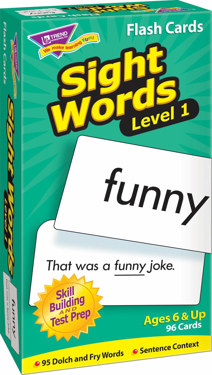 Sight Words-Level 1 Skill Drill Flash Cards