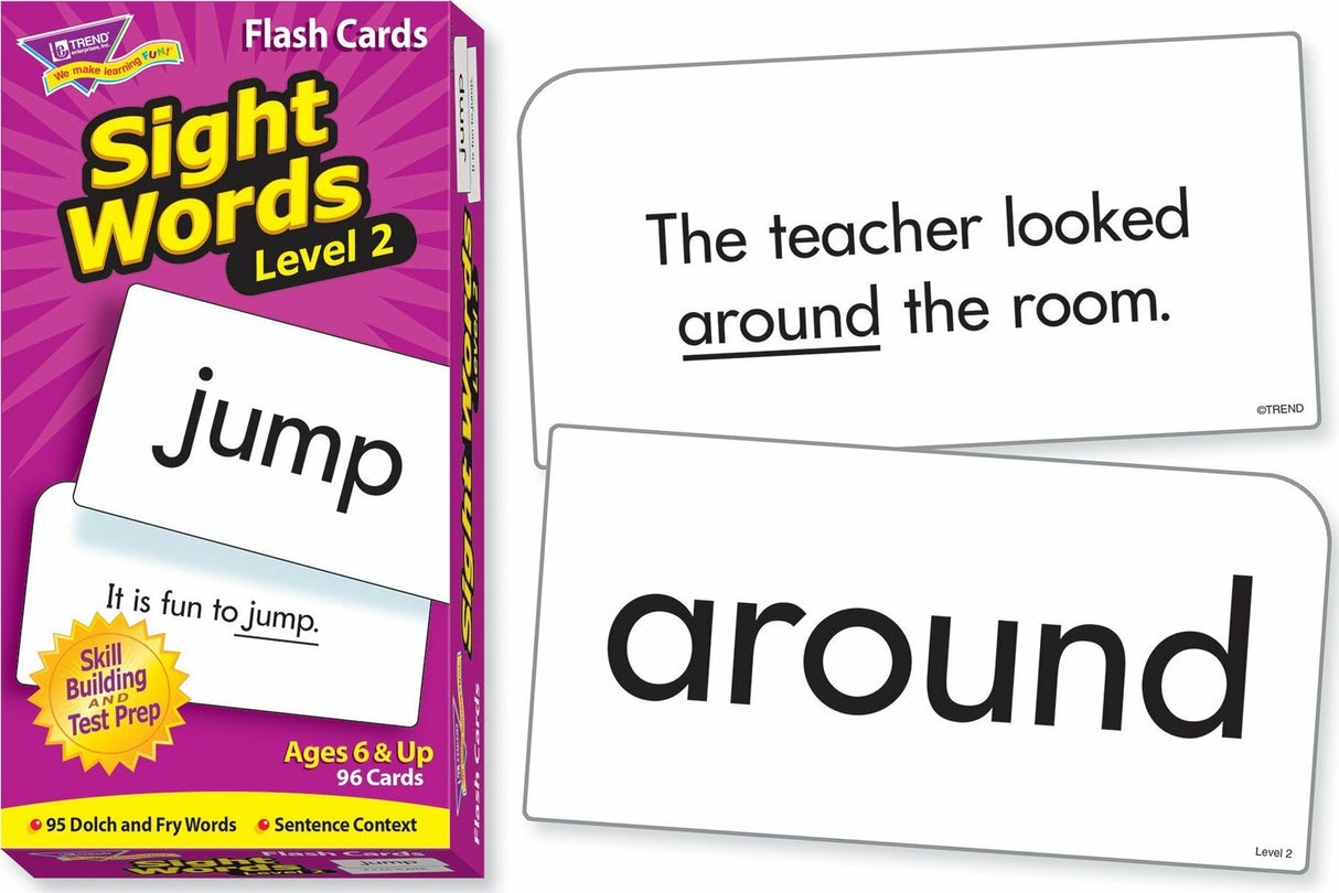 Sight Words-Level 2 Skill Drill Flash Cards