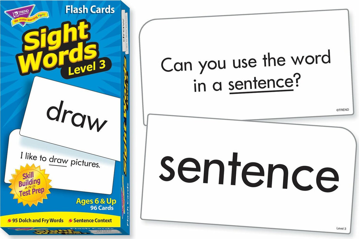 Sight Words  Level 3 Skill Drill Flash Cards