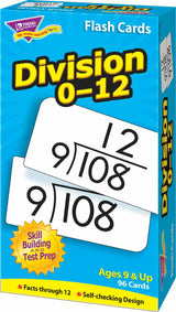 Division 0-12 Skill Drill Flash Cards