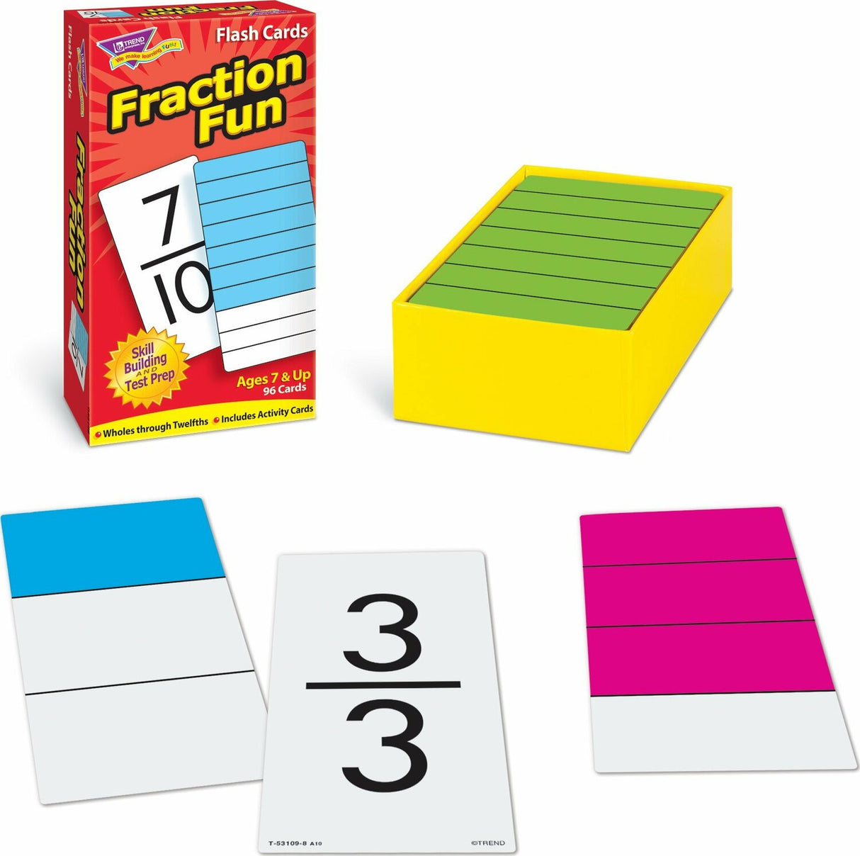 Fraction Fun Skill Drill Flash Cards