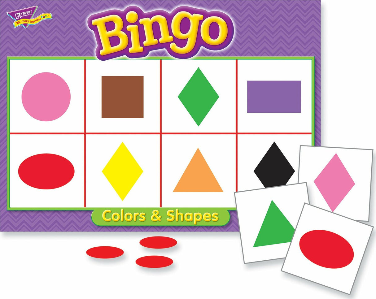 Colors & Shapes Bingo Game