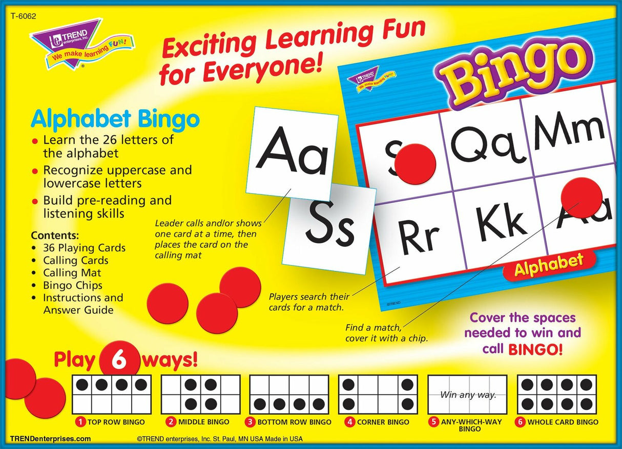 Alphabet Bingo Game