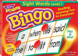 Sight Words Level 1 Bingo Game