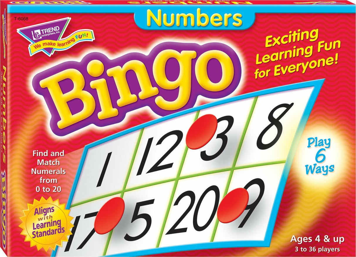 Numbers Bingo Game