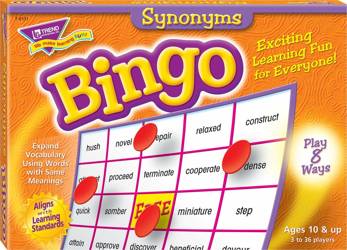 Synonyms Bingo Game