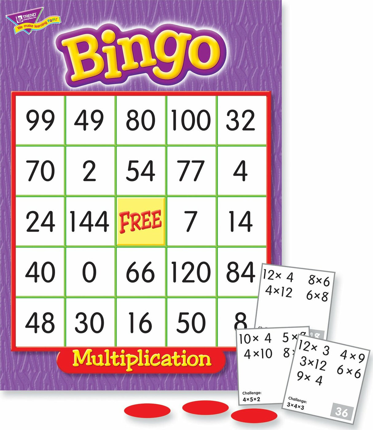 Multiplication Bingo Game