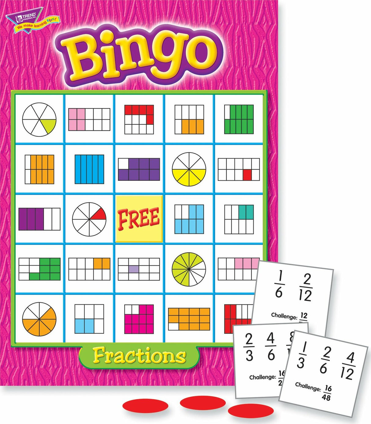 Fractions Bingo Game