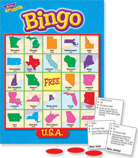 U.S.A. Bingo Game