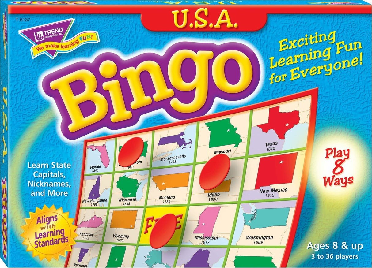 U.S.A. Bingo Game