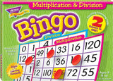 Multiplication  Division (2-sided) Bingo Game