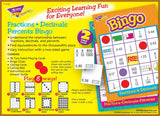 Fractions, Decimals,  Percents (2-sided) Bingo Game