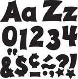 Black 4" Friendly Combo Ready Letters