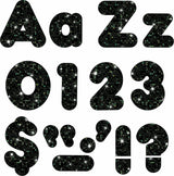 Black Sparkle 4" Casual Combo Ready Letters