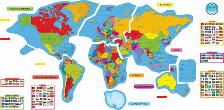 Continents and Countries Bulletin Board Set