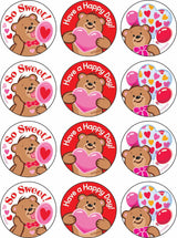 Friendship Bears/ Chocolate Cherry Stinky Stickers, 48 Ct