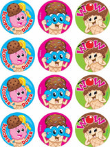 Scoop Squad/ Chocolate Stinky Stickers, 48 Ct