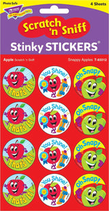 Snappy Apples/ Apple Stinky Stickers, 48 Ct