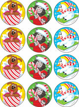 Holiday Pals/ Peppermint Stinky Stickers, 48 Ct