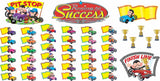 Monkey Mischief Racing To Success Bulletin Board Set