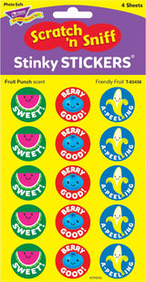 Friendly Fruit/ Fruit Punch Stinky Stickers, 60 Ct