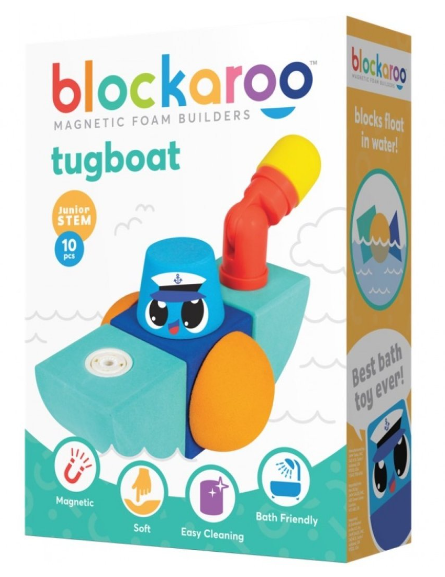 Blockaroos Magnetic Foam Builders Tugboat