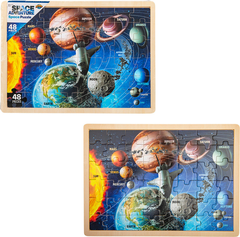 15.75" X 11.75" 48pc Space Puzzle