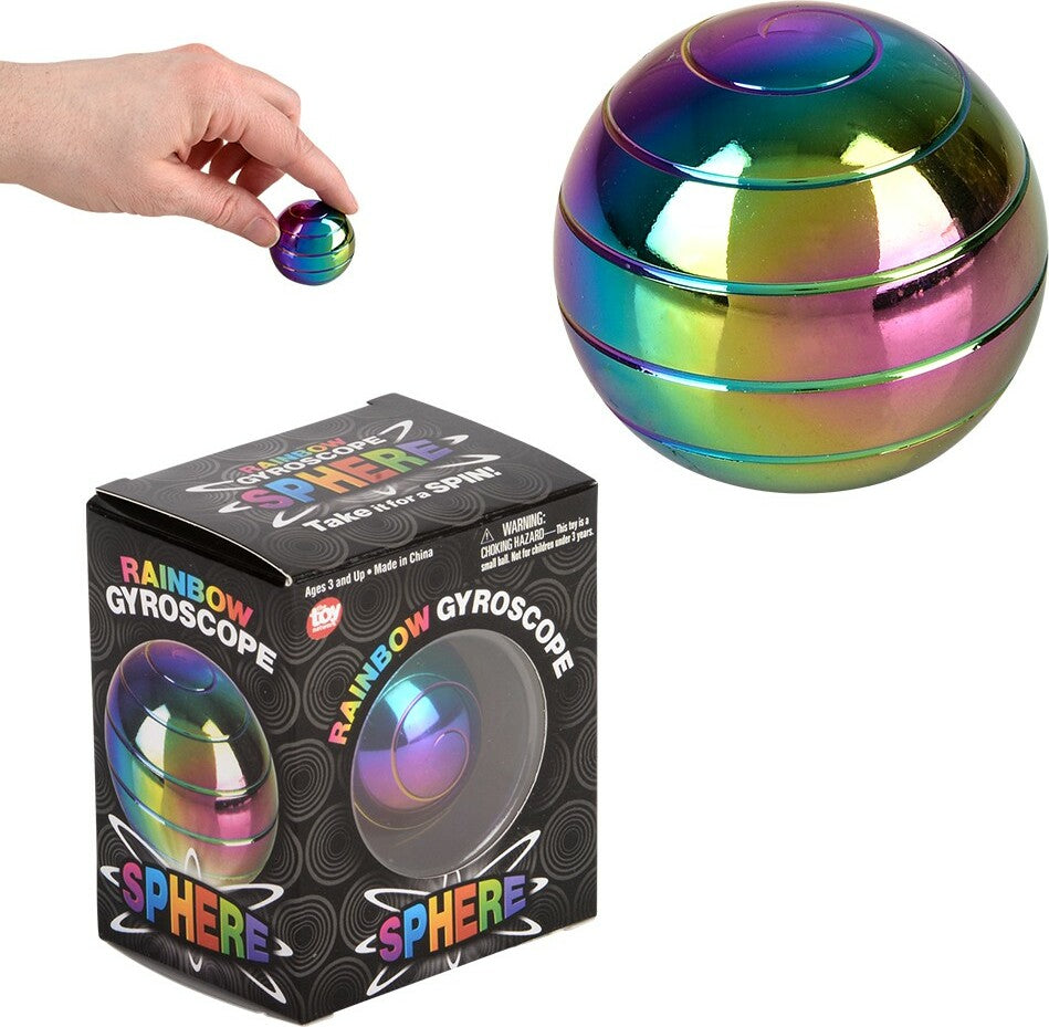 Rainbow Gyroscope Sphere