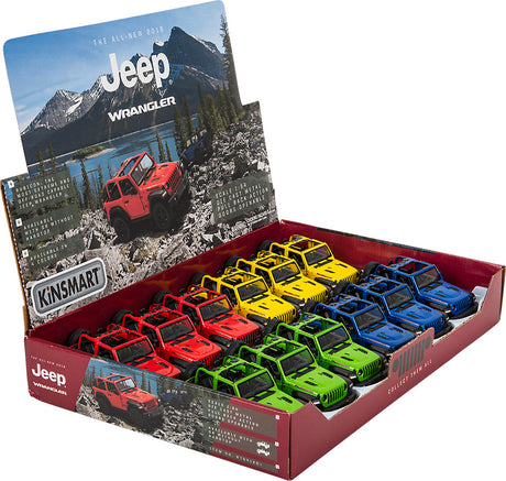 5" Die-cast 2018 Jeep Wrangler Open Top