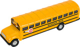 7" Die-cast Pull Back School Bus