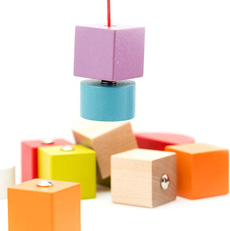 Cubika Wooden Toy Crane Truck