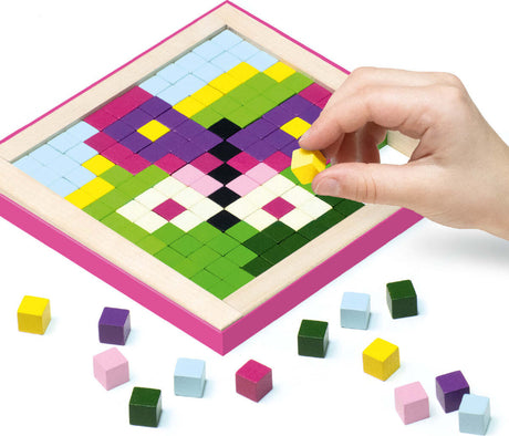 Cubika Wooden Pixel Magic Mosaic