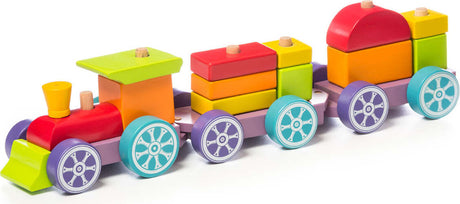 Cubika Wooden Rainbow Express Train