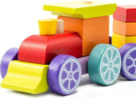 Cubika Wooden Rainbow Express Train