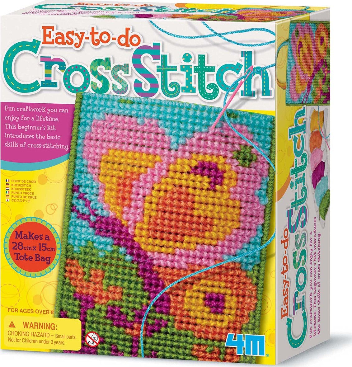 4M Craft Easy To Do Cross Stitch  