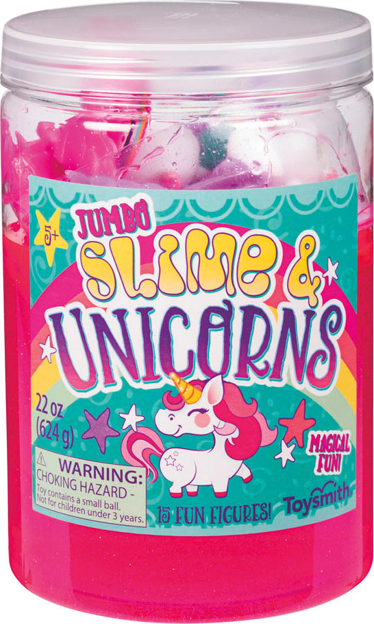 Glitter Slime W/ Unicorn Figures